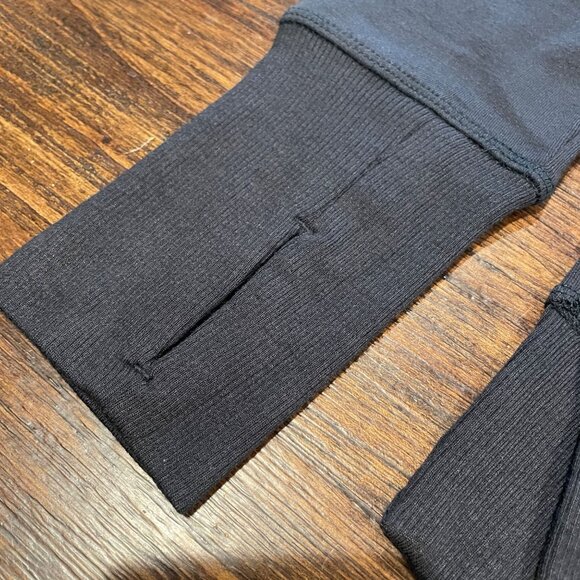 NEW Athleta Coaster Luxe Sweatshirt Sz L Black Stretch Crewneck Modal Ultra Soft - Picture 7 of 11